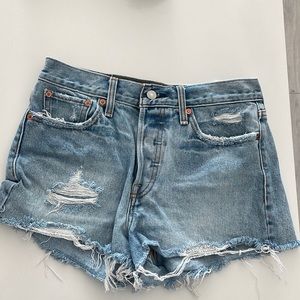 Levi High Waist Jean Short